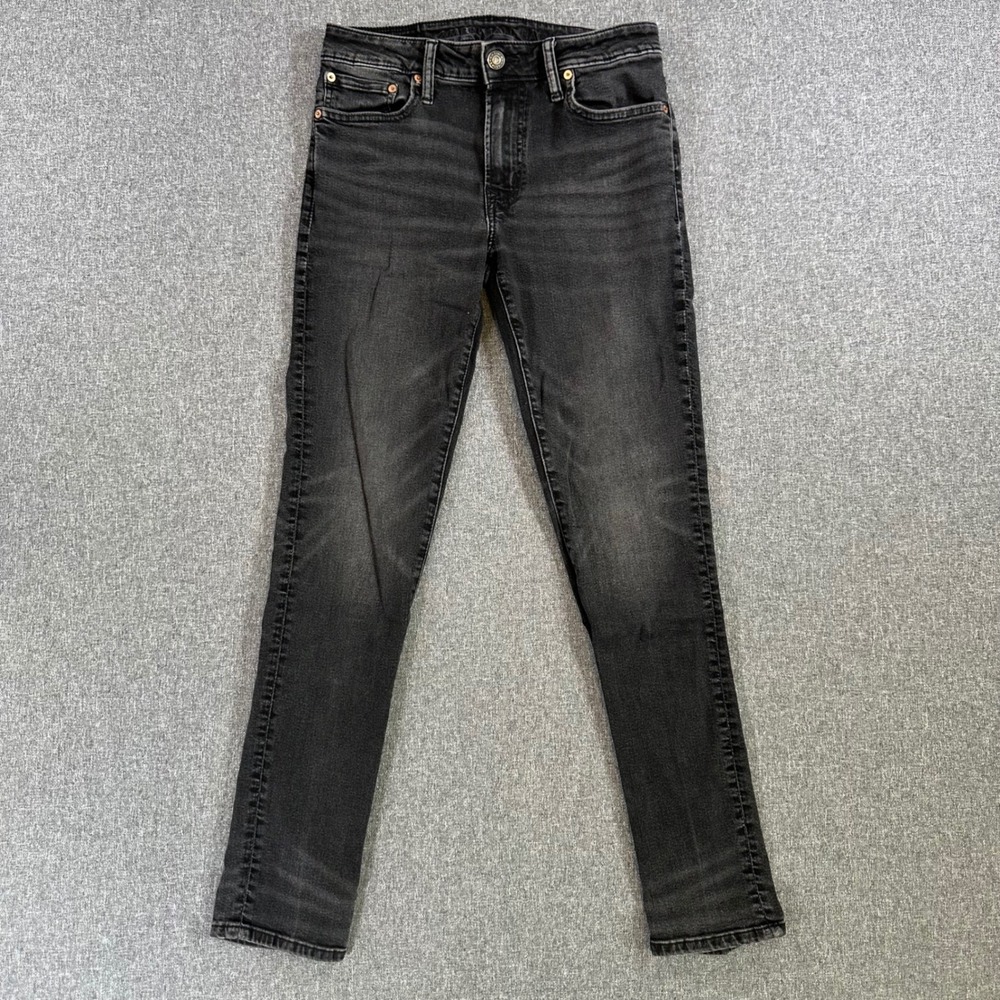 American Eagle Jeans Mens 30x32 AirFlex+ Slim Black Stretch Denim Pants